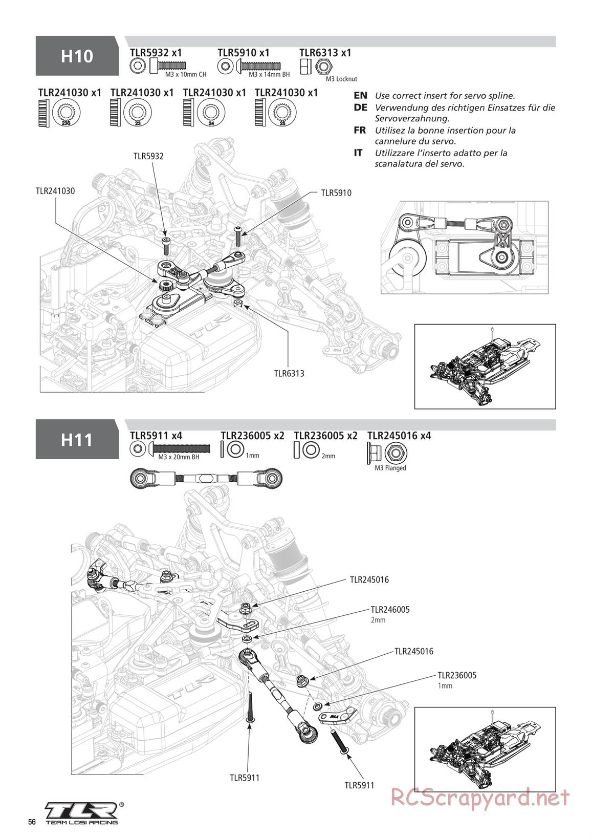 Team Losi - 8ight-X Elite Race - Manual - Page 56