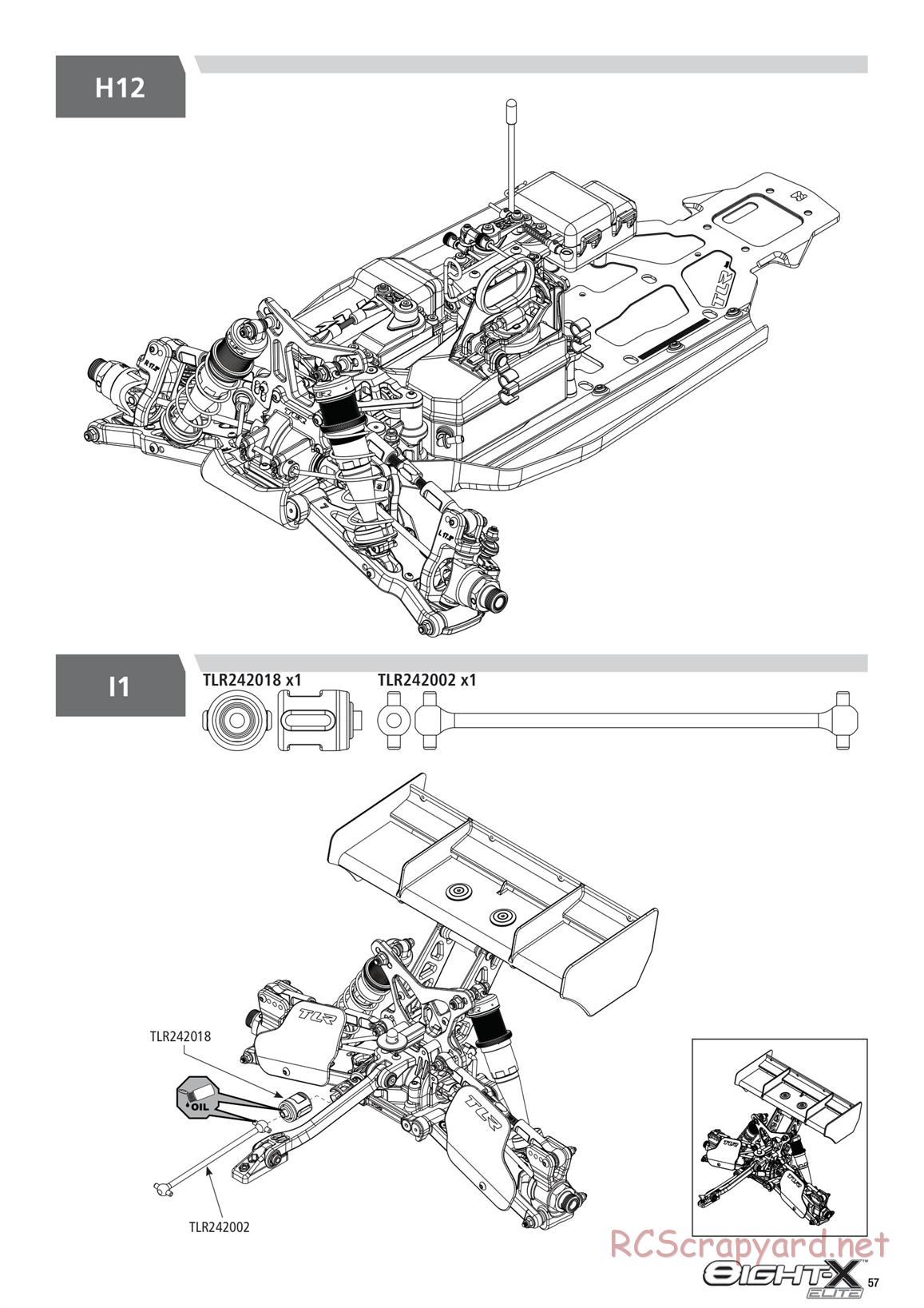 Team Losi - 8ight-X Elite Race - Manual - Page 57