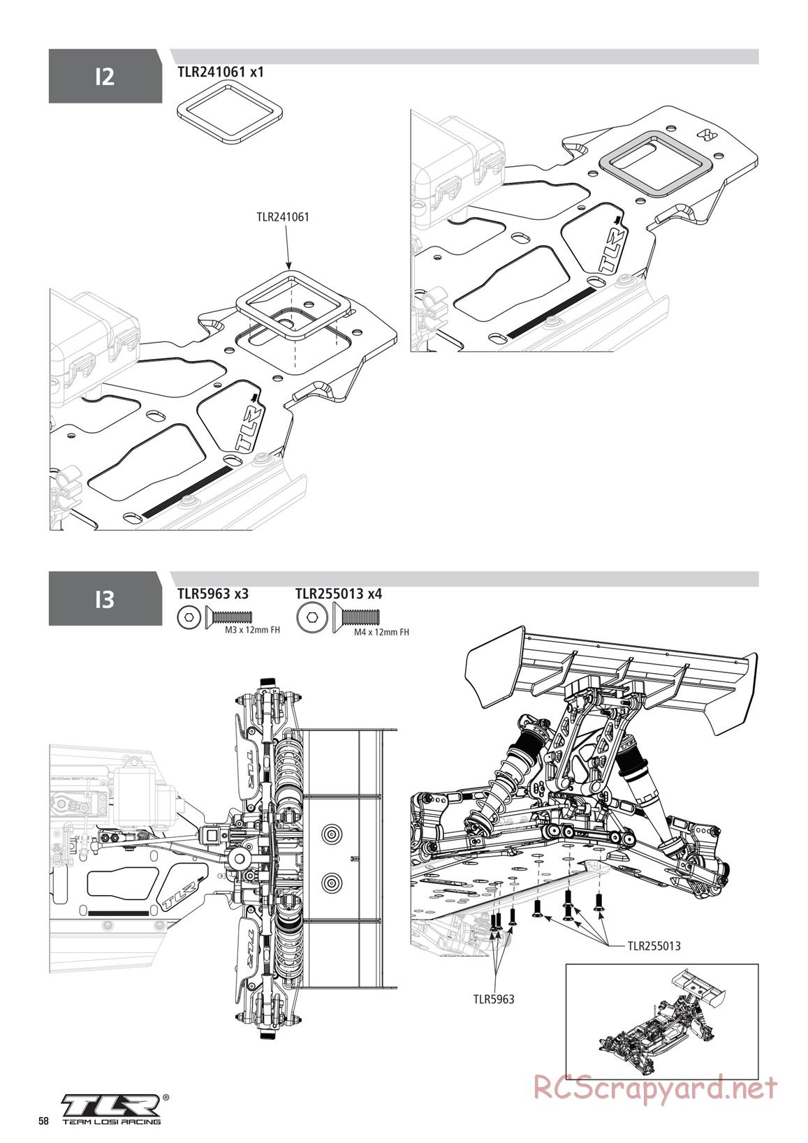 Team Losi - 8ight-X Elite Race - Manual - Page 58