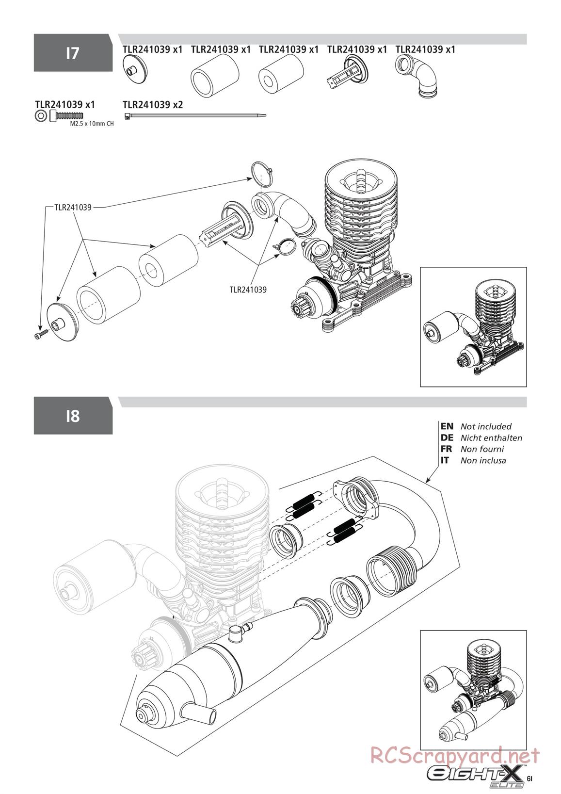 Team Losi - 8ight-X Elite Race - Manual - Page 61