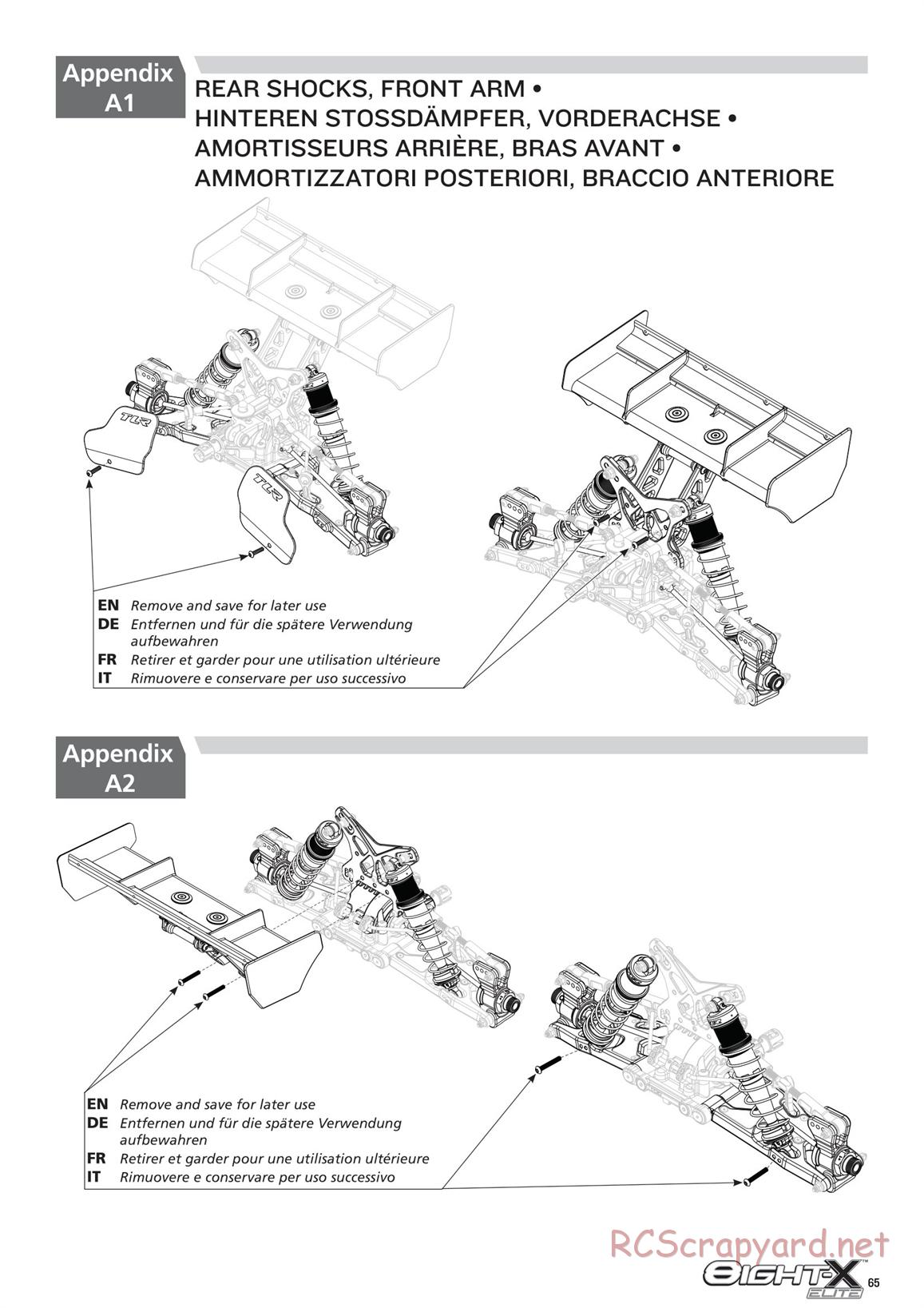 Team Losi - 8ight-X Elite Race - Manual - Page 65