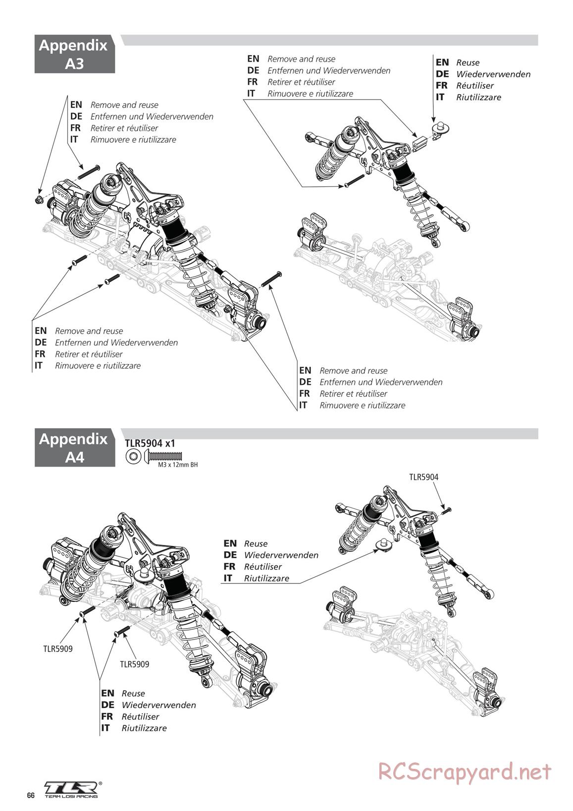 Team Losi - 8ight-X Elite Race - Manual - Page 66