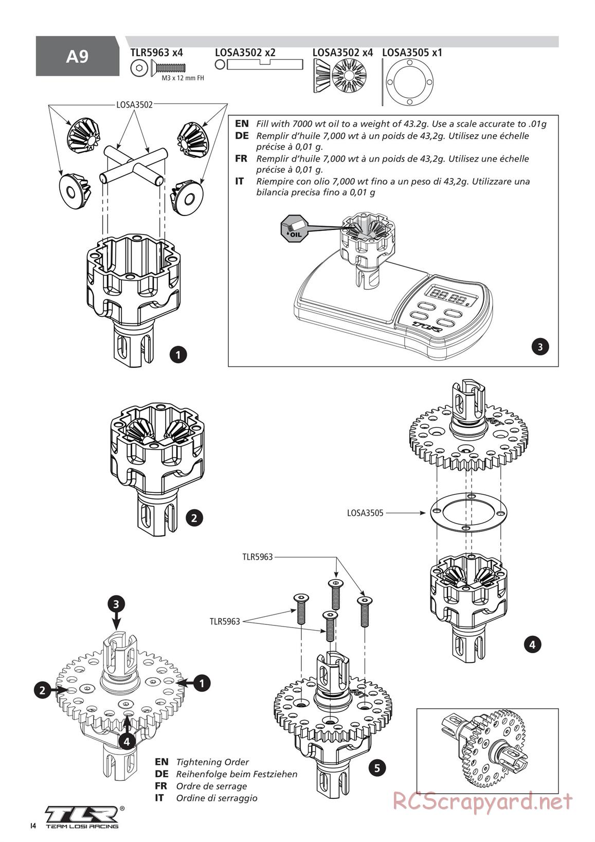 Team Losi - 8ight-XE Elite Race - Manual - Page 14