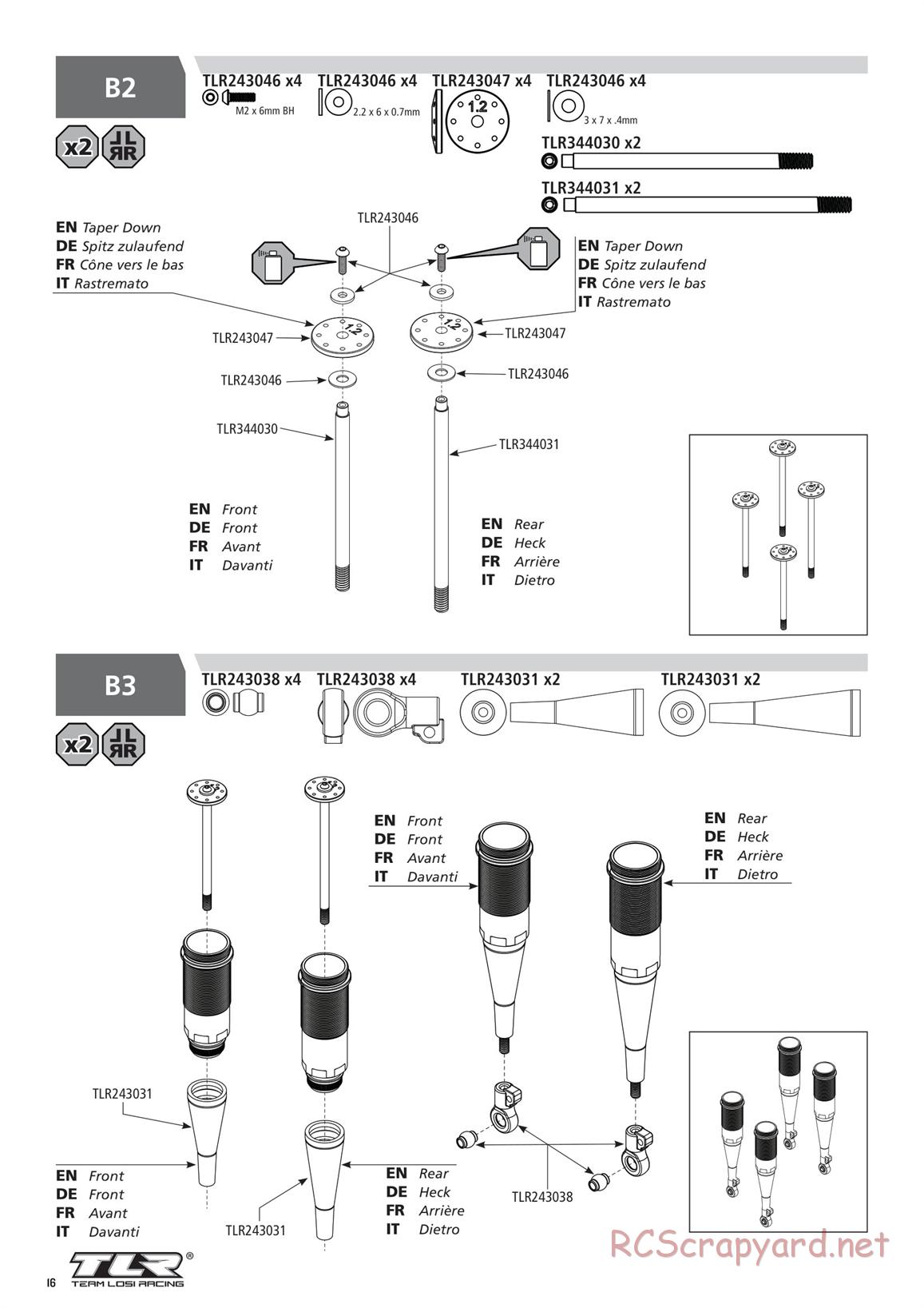 Team Losi - 8ight-XE Elite Race - Manual - Page 16