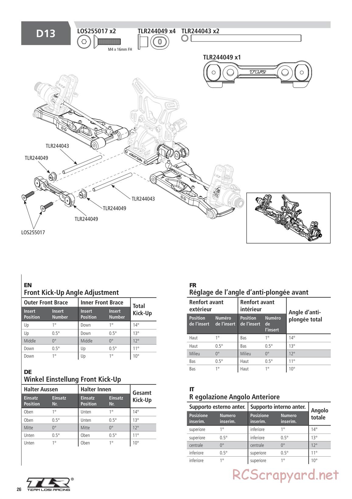 Team Losi - 8ight-XE Elite Race - Manual - Page 26