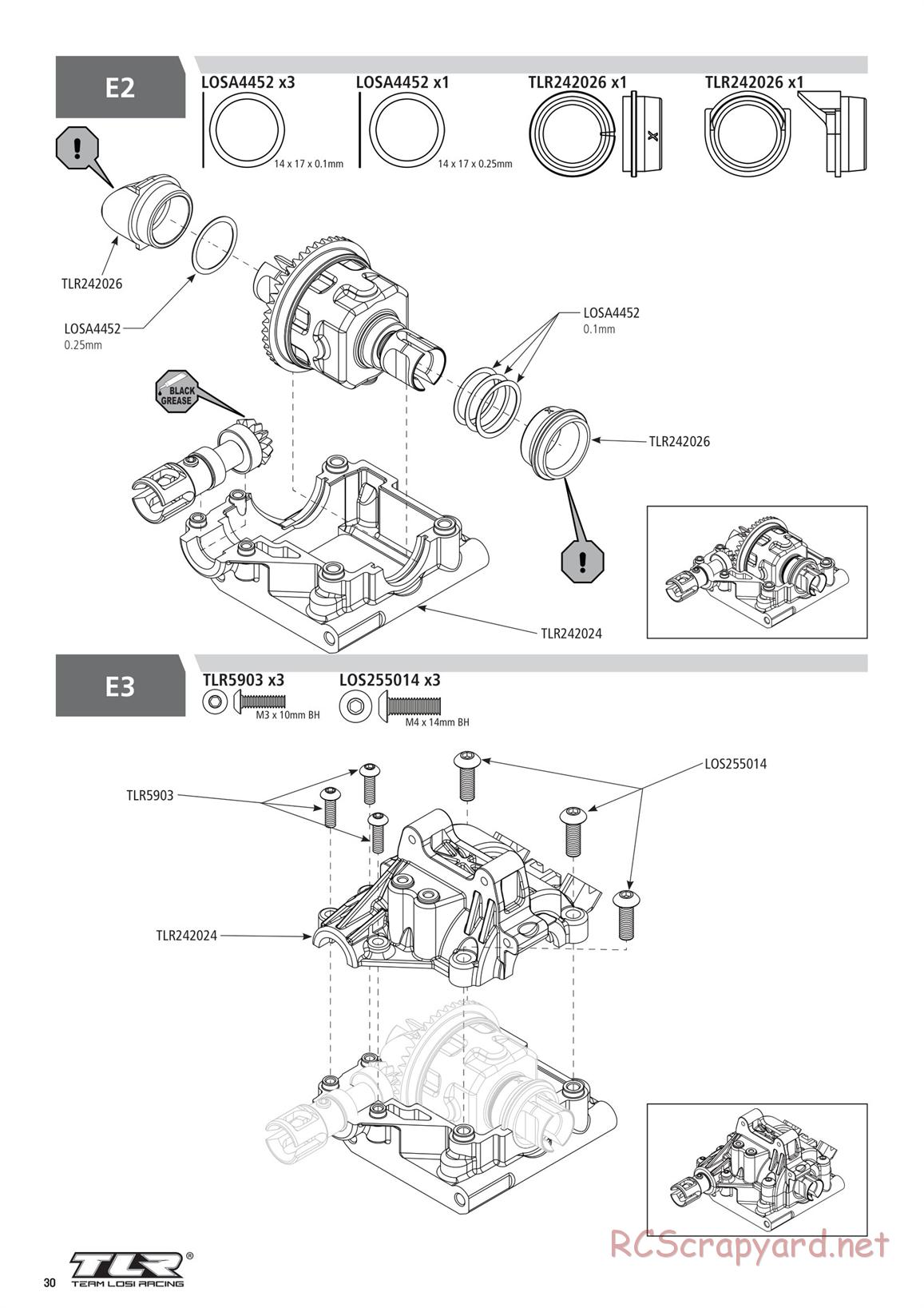 Team Losi - 8ight-XE Elite Race - Manual - Page 30