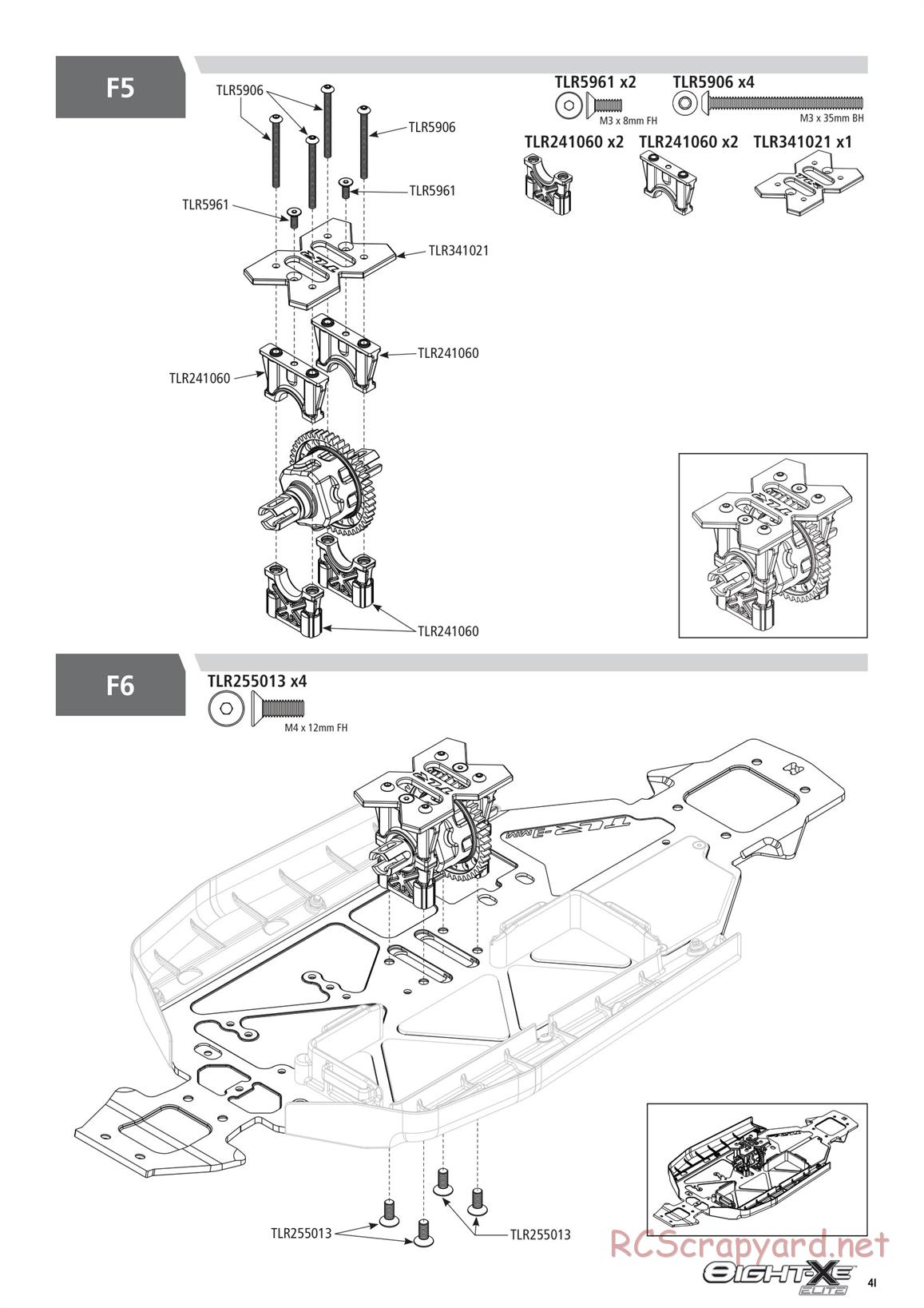 Team Losi - 8ight-XE Elite Race - Manual - Page 41
