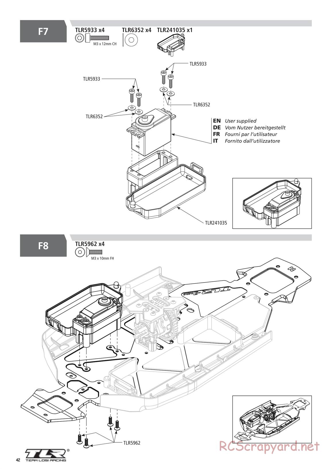 Team Losi - 8ight-XE Elite Race - Manual - Page 42