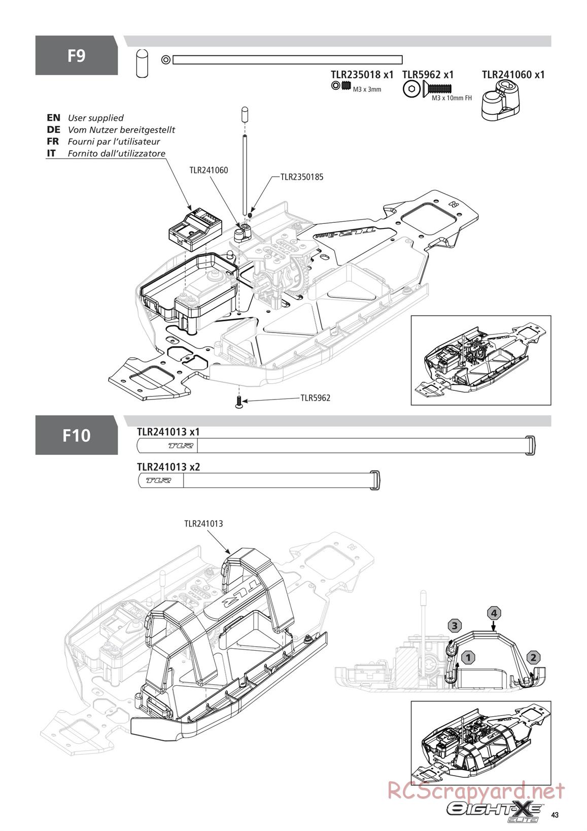 Team Losi - 8ight-XE Elite Race - Manual - Page 43