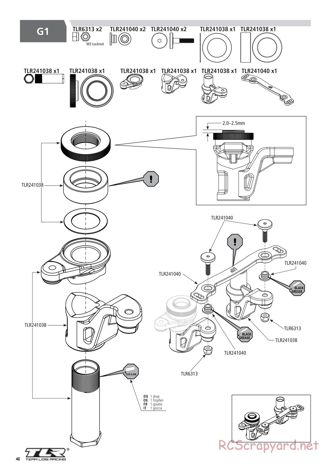 Team Losi - 8ight-XE Elite Race - Manual - Page 46