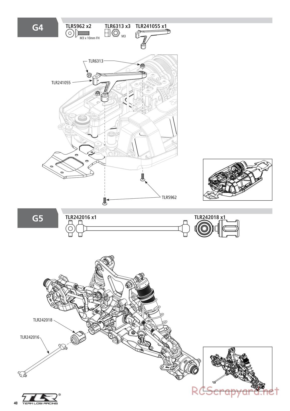 Team Losi - 8ight-XE Elite Race - Manual - Page 48