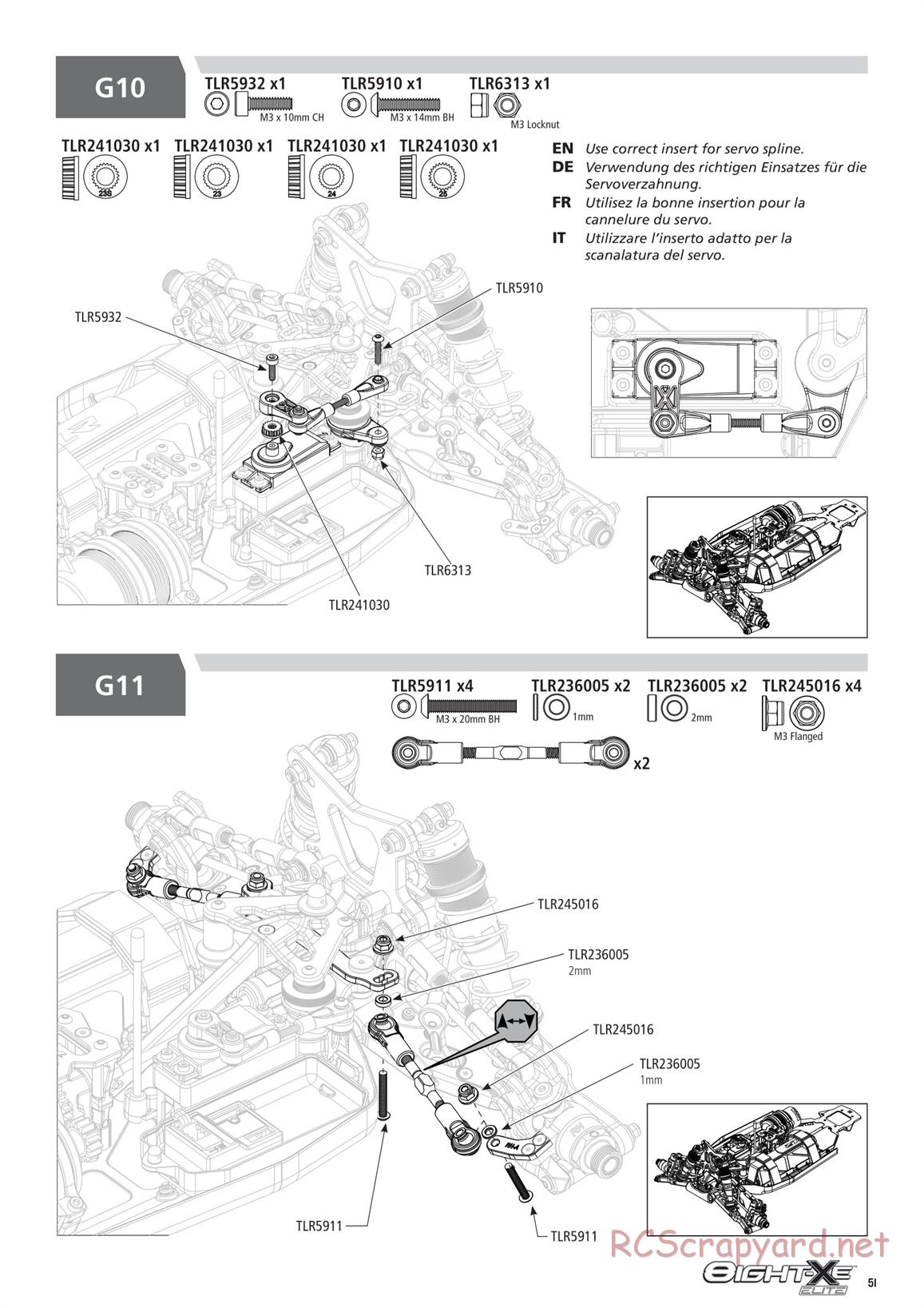 Team Losi - 8ight-XE Elite Race - Manual - Page 51