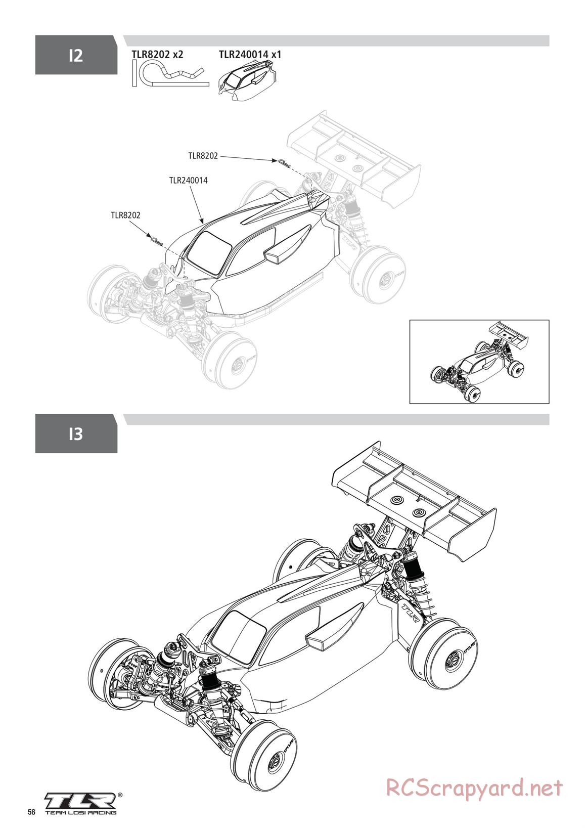Team Losi - 8ight-XE Elite Race - Manual - Page 56