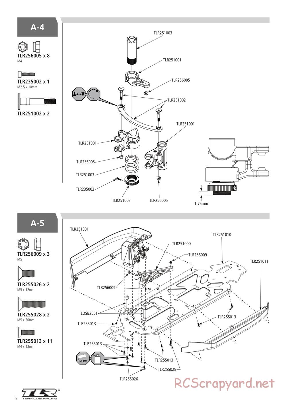 Team Losi - 5ive-B Race - Manual - Page 12