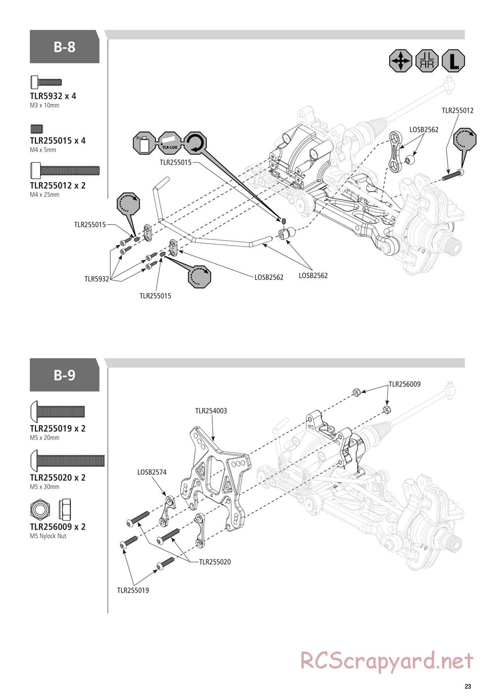 Team Losi - 5ive-B Race - Manual - Page 23