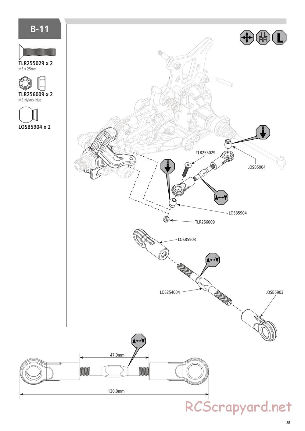 Team Losi - 5ive-B Race - Manual - Page 25