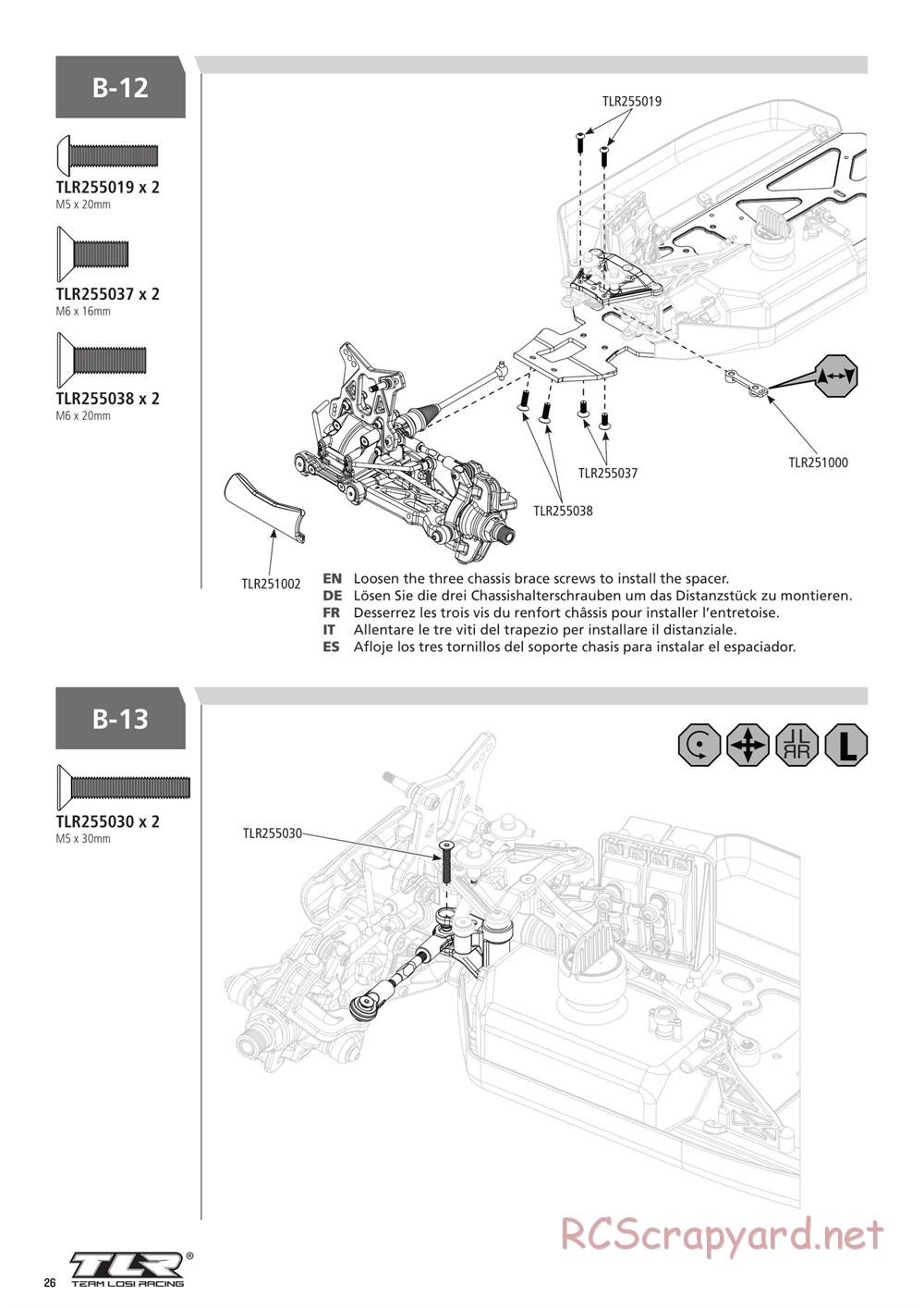Team Losi - 5ive-B Race - Manual - Page 26