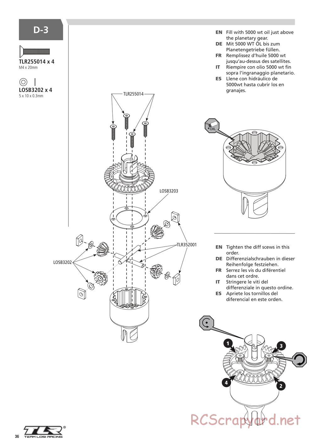 Team Losi - 5ive-B Race - Manual - Page 36