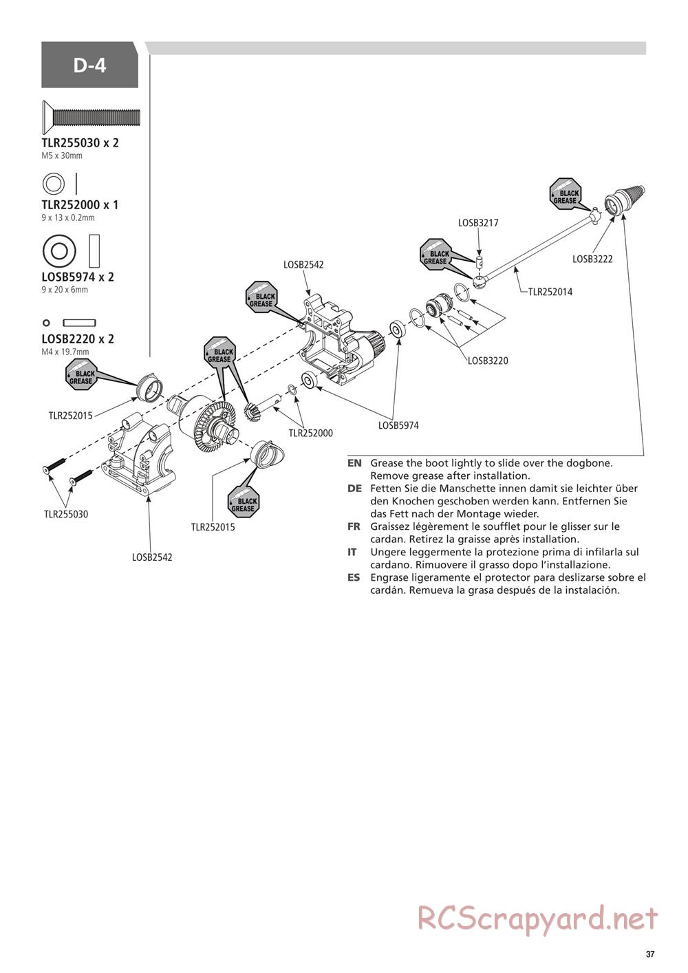 Team Losi - 5ive-B Race - Manual - Page 37