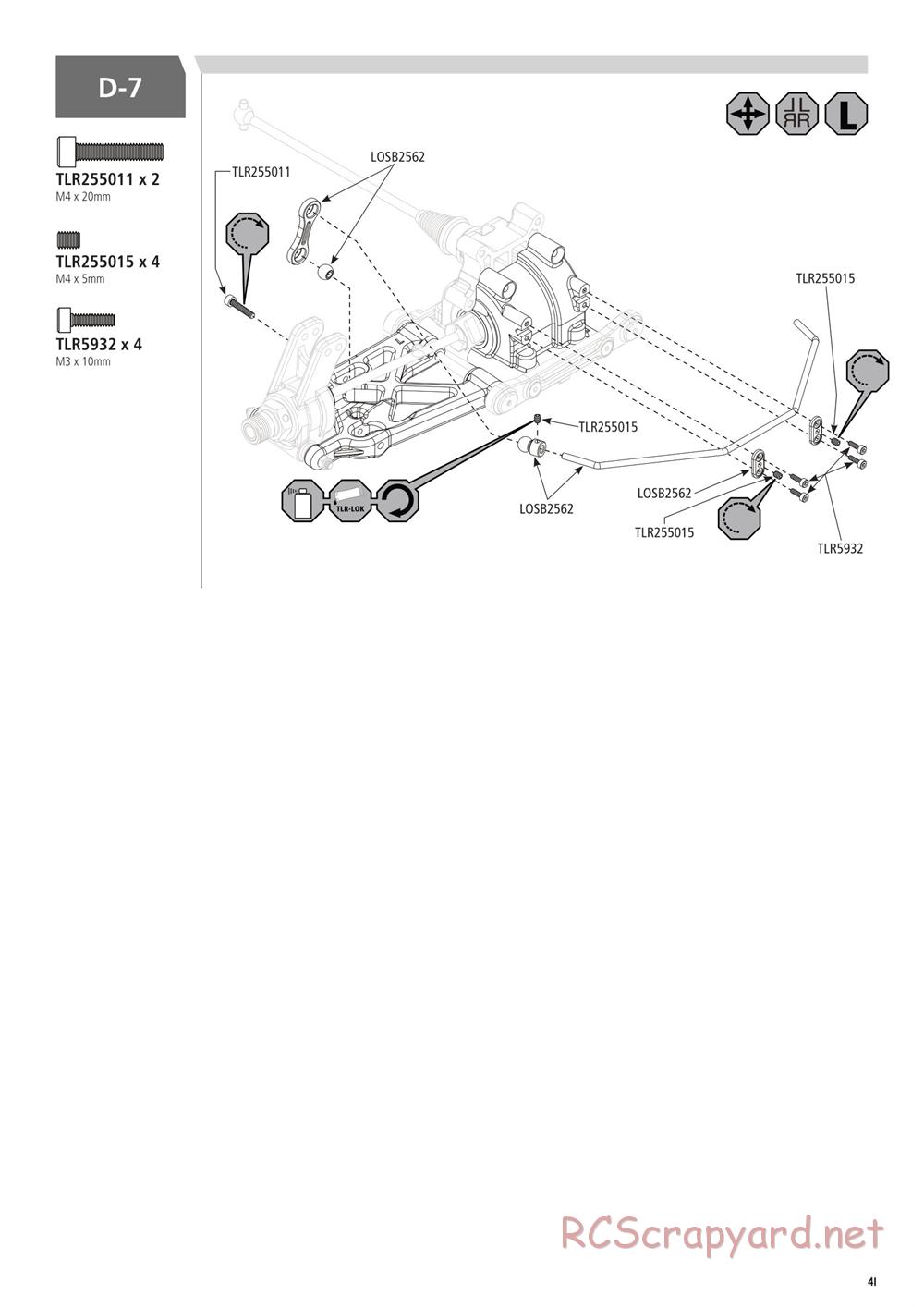 Team Losi - 5ive-B Race - Manual - Page 41