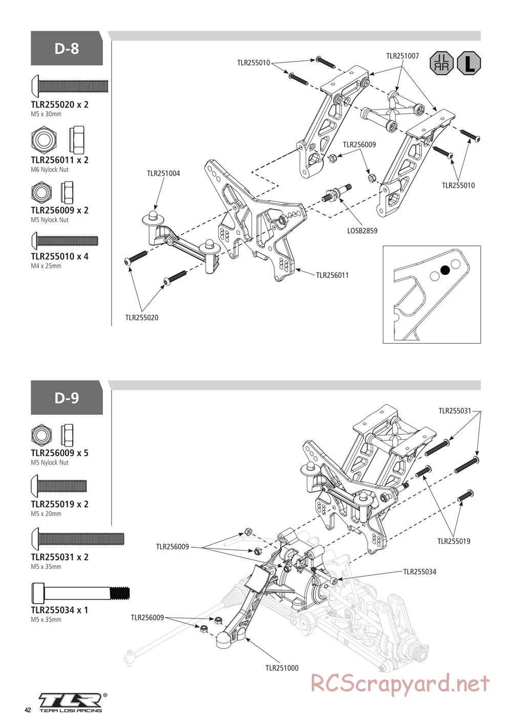 Team Losi - 5ive-B Race - Manual - Page 42