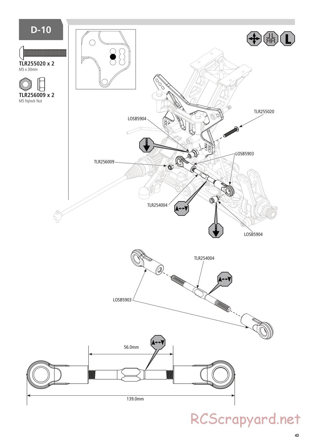 Team Losi - 5ive-B Race - Manual - Page 43