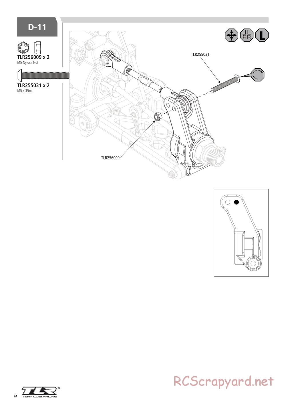 Team Losi - 5ive-B Race - Manual - Page 44