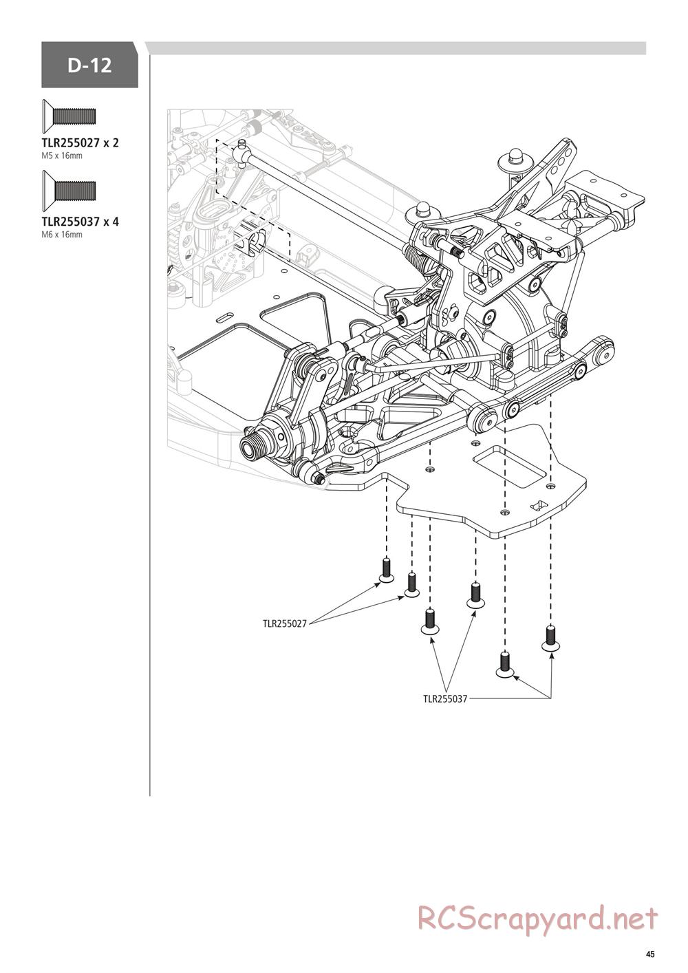 Team Losi - 5ive-B Race - Manual - Page 45