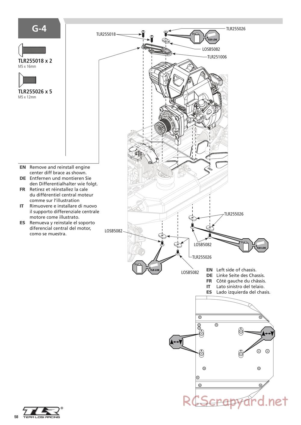 Team Losi - 5ive-B Race - Manual - Page 58