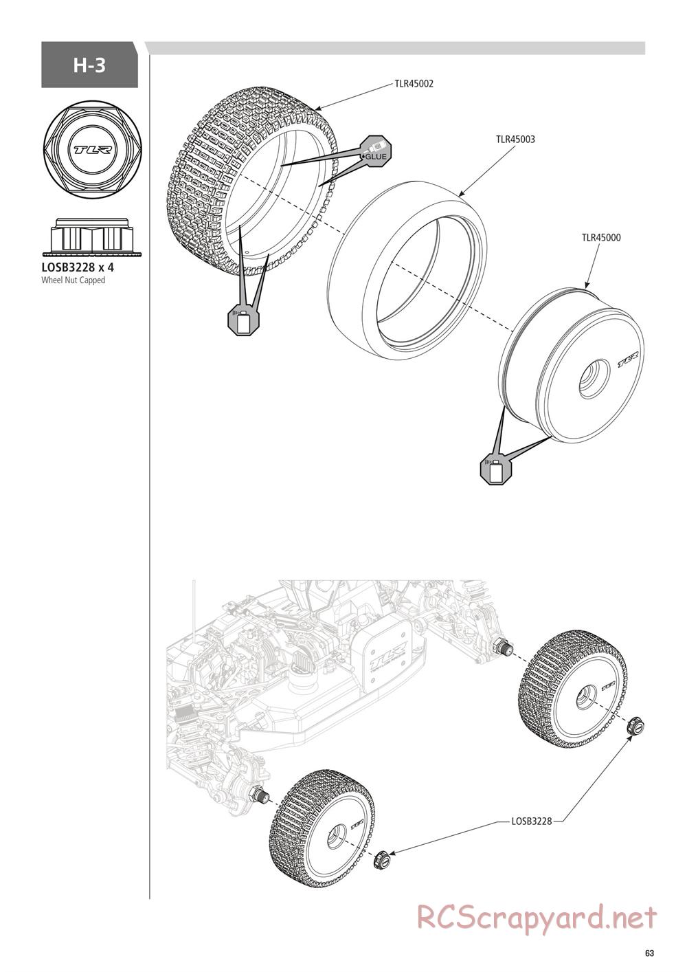 Team Losi - 5ive-B Race - Manual - Page 63