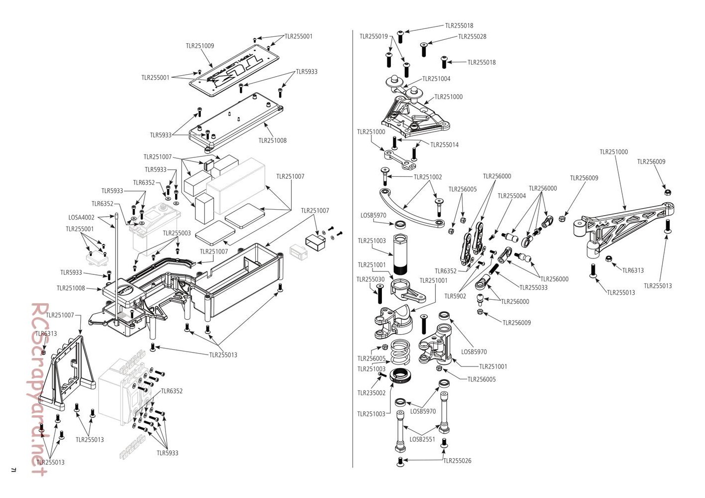 Team Losi - 5ive-B Race - Manual - Page 71