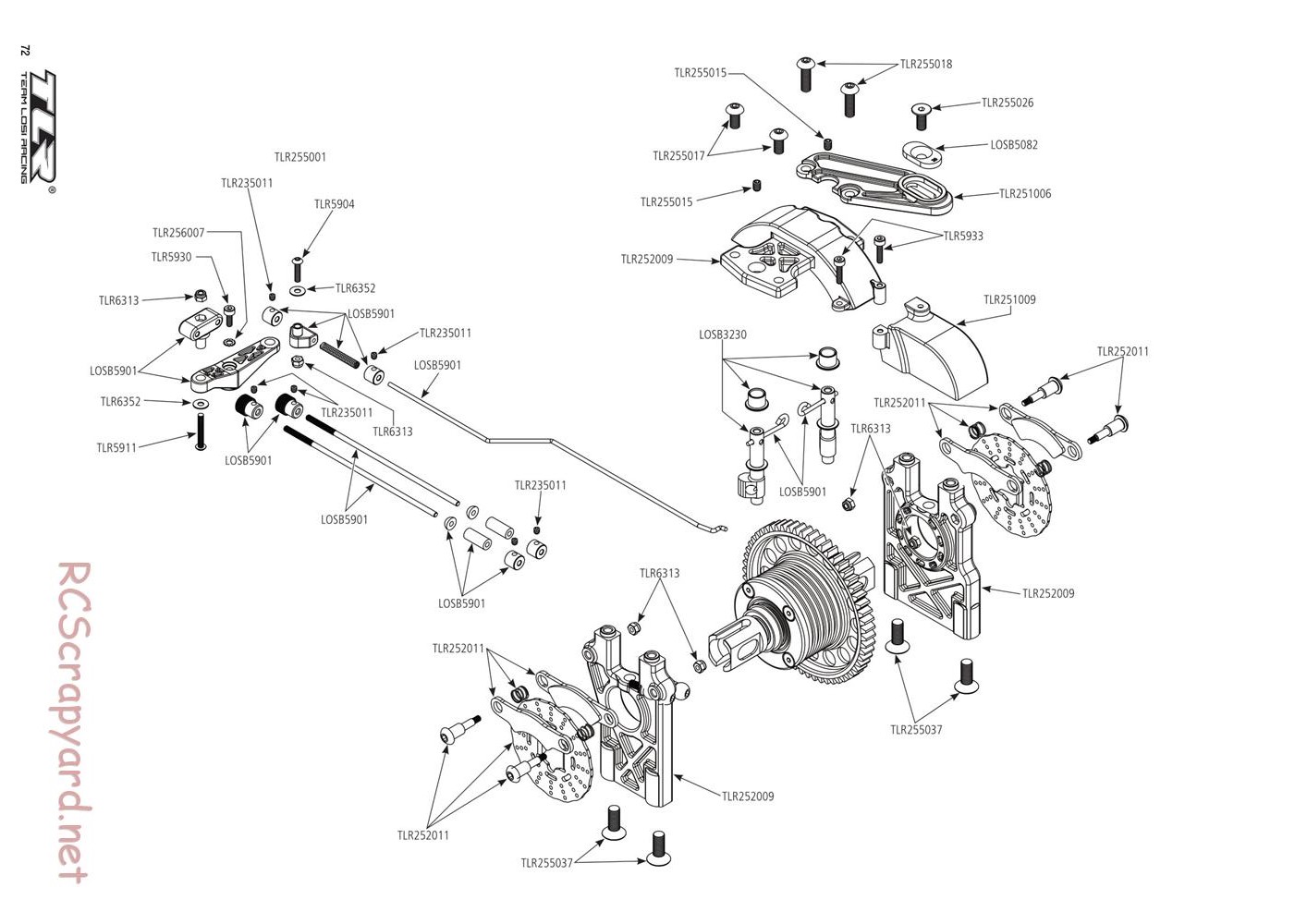 Team Losi - 5ive-B Race - Manual - Page 72