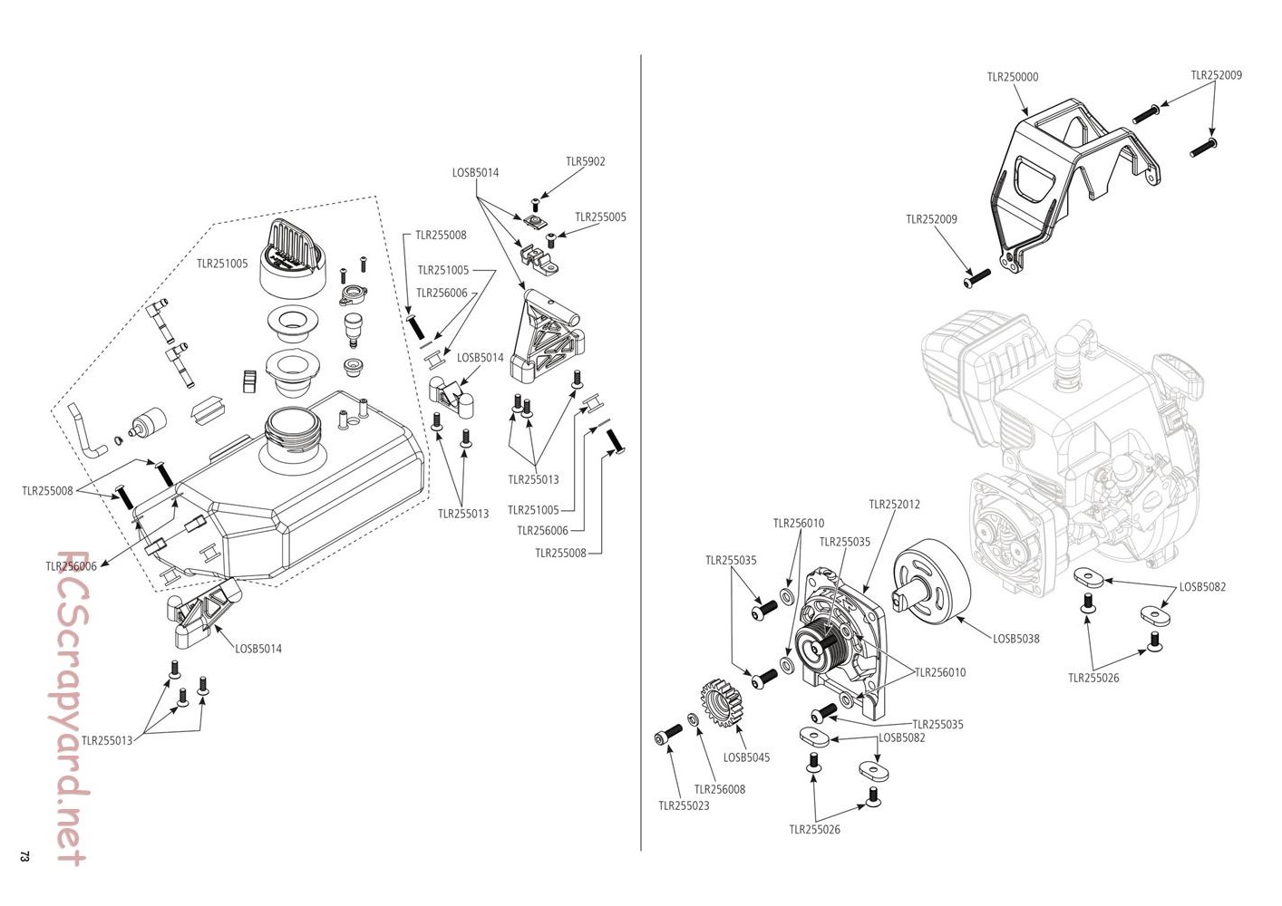 Team Losi - 5ive-B Race - Manual - Page 73