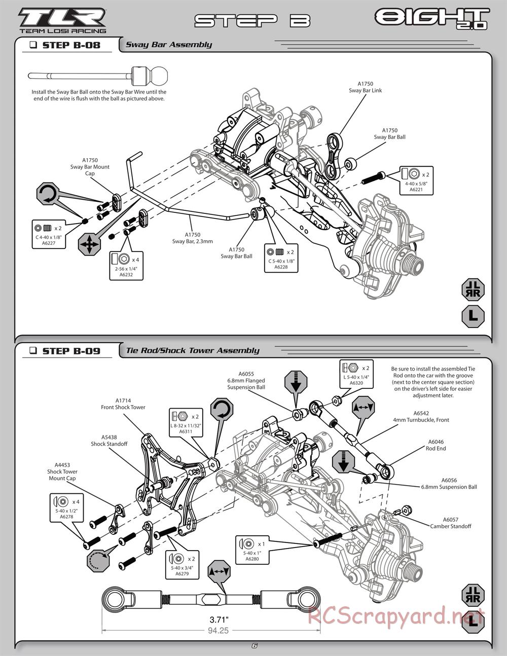 Team Losi - 8ight 2.0 - Manual - Page 9