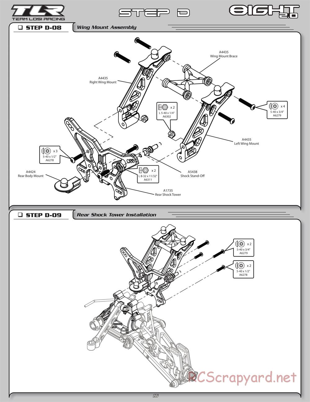 Team Losi - 8ight 2.0 - Manual - Page 19