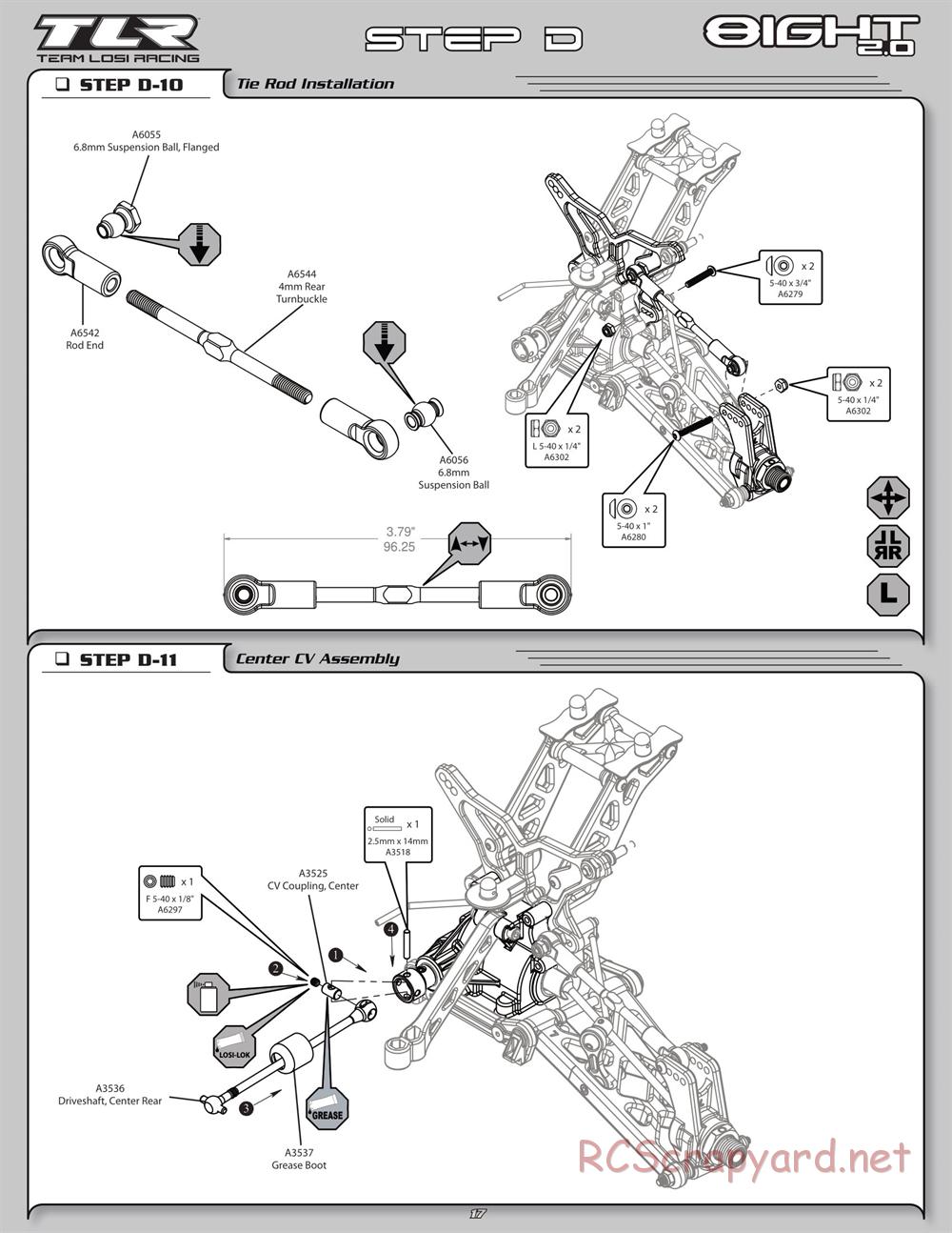 Team Losi - 8ight 2.0 - Manual - Page 20