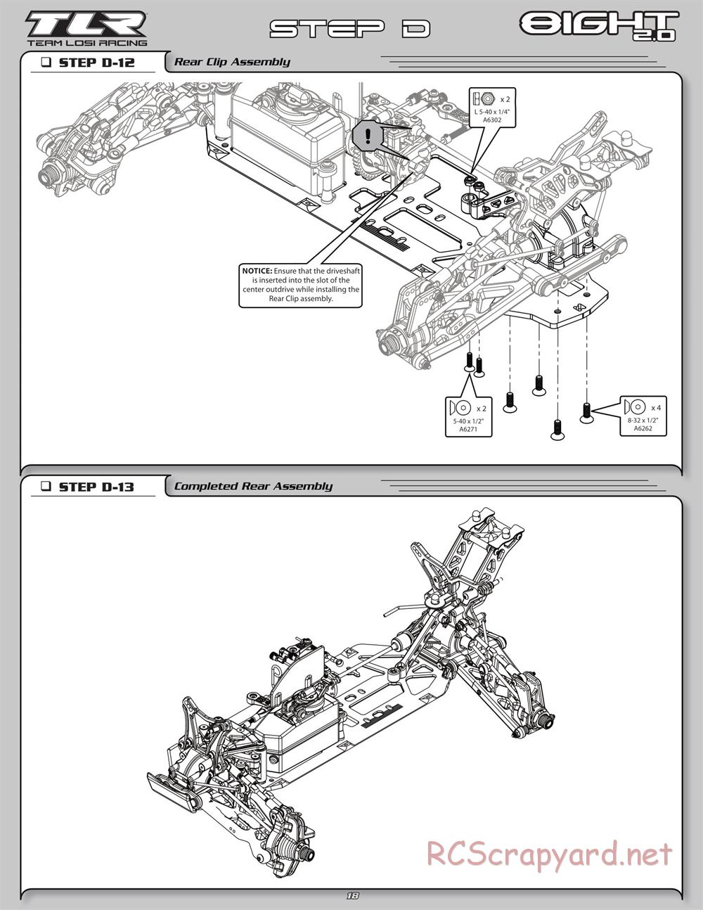 Team Losi - 8ight 2.0 - Manual - Page 21