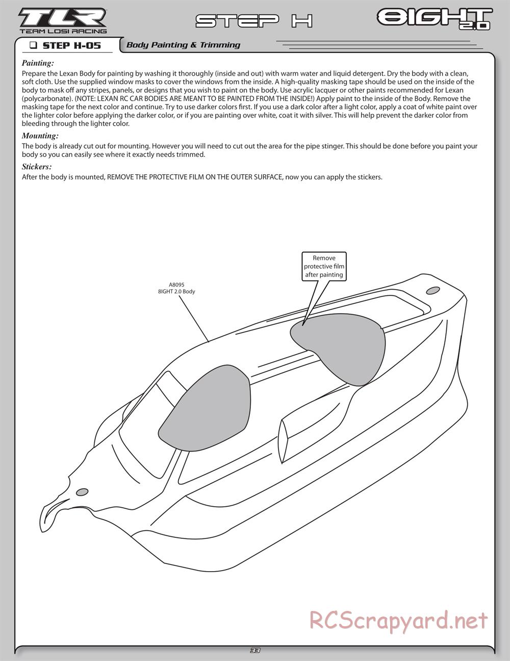 Team Losi - 8ight 2.0 - Manual - Page 36