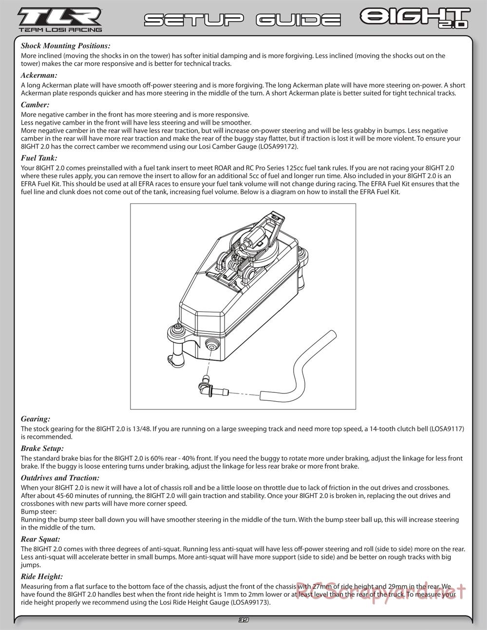 Team Losi - 8ight 2.0 - Manual - Page 42