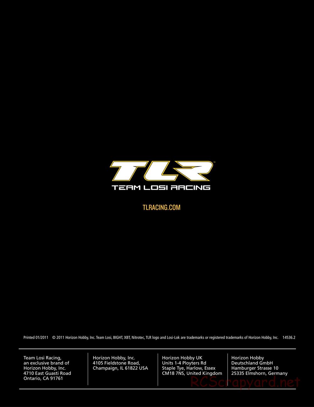 Team Losi - 8ight 2.0 - Manual - Page 46