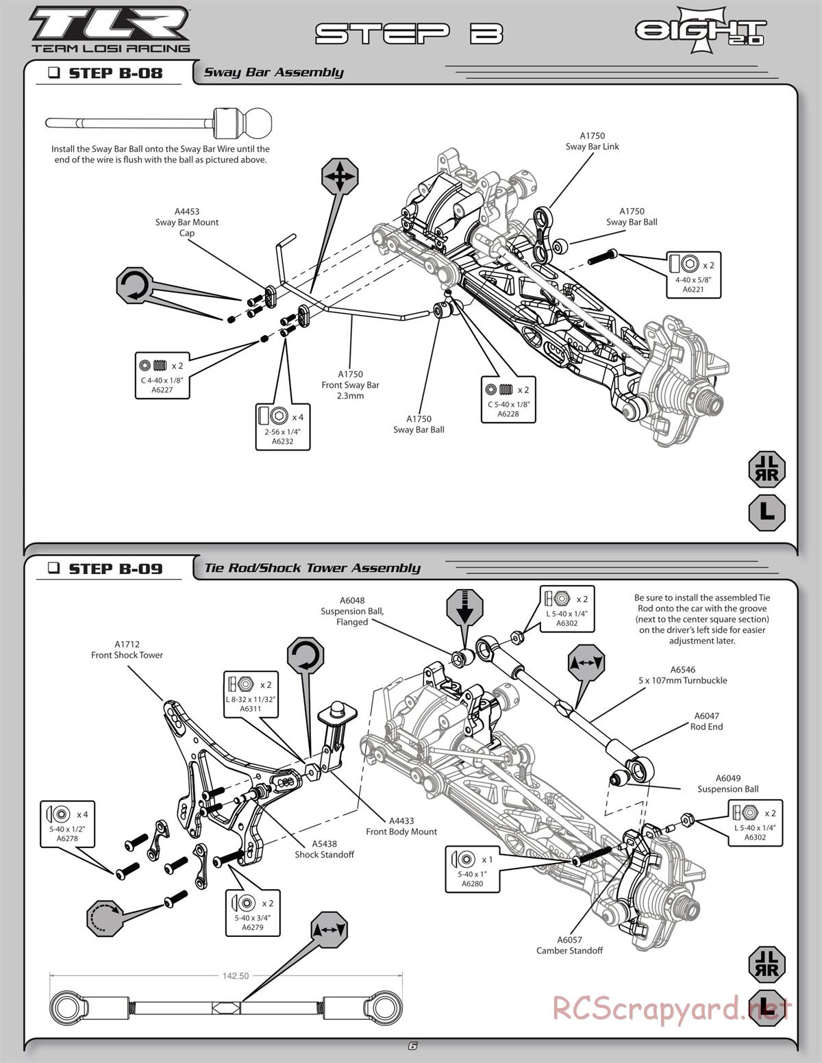 Team Losi - 8ight-T 2.0 - Manual - Page 9