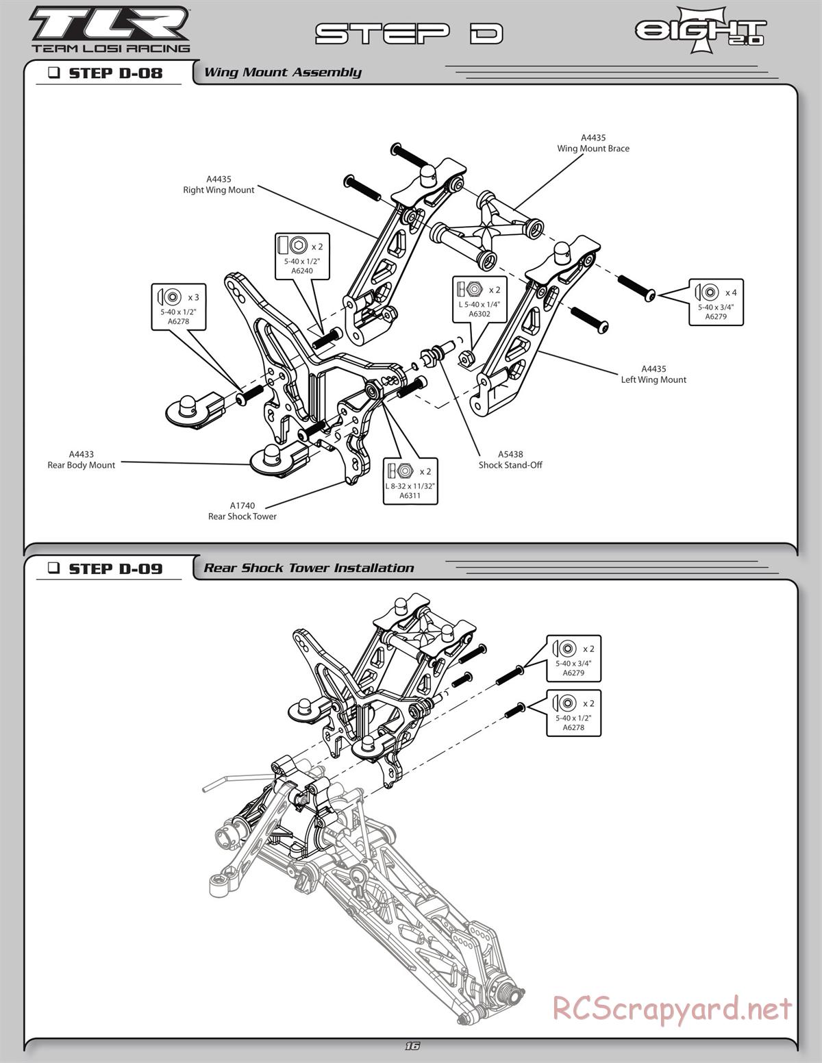 Team Losi - 8ight-T 2.0 - Manual - Page 19