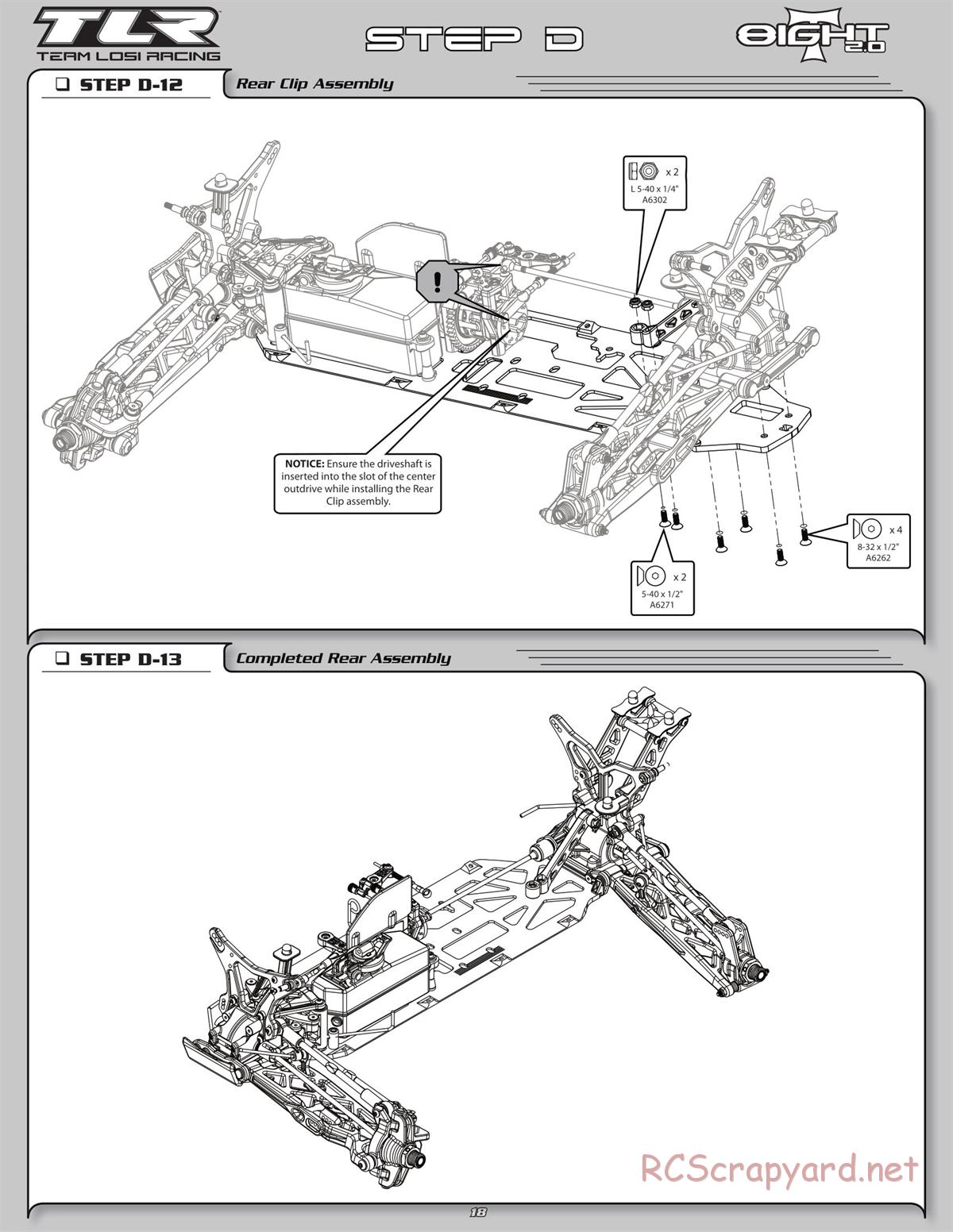 Team Losi - 8ight-T 2.0 - Manual - Page 21