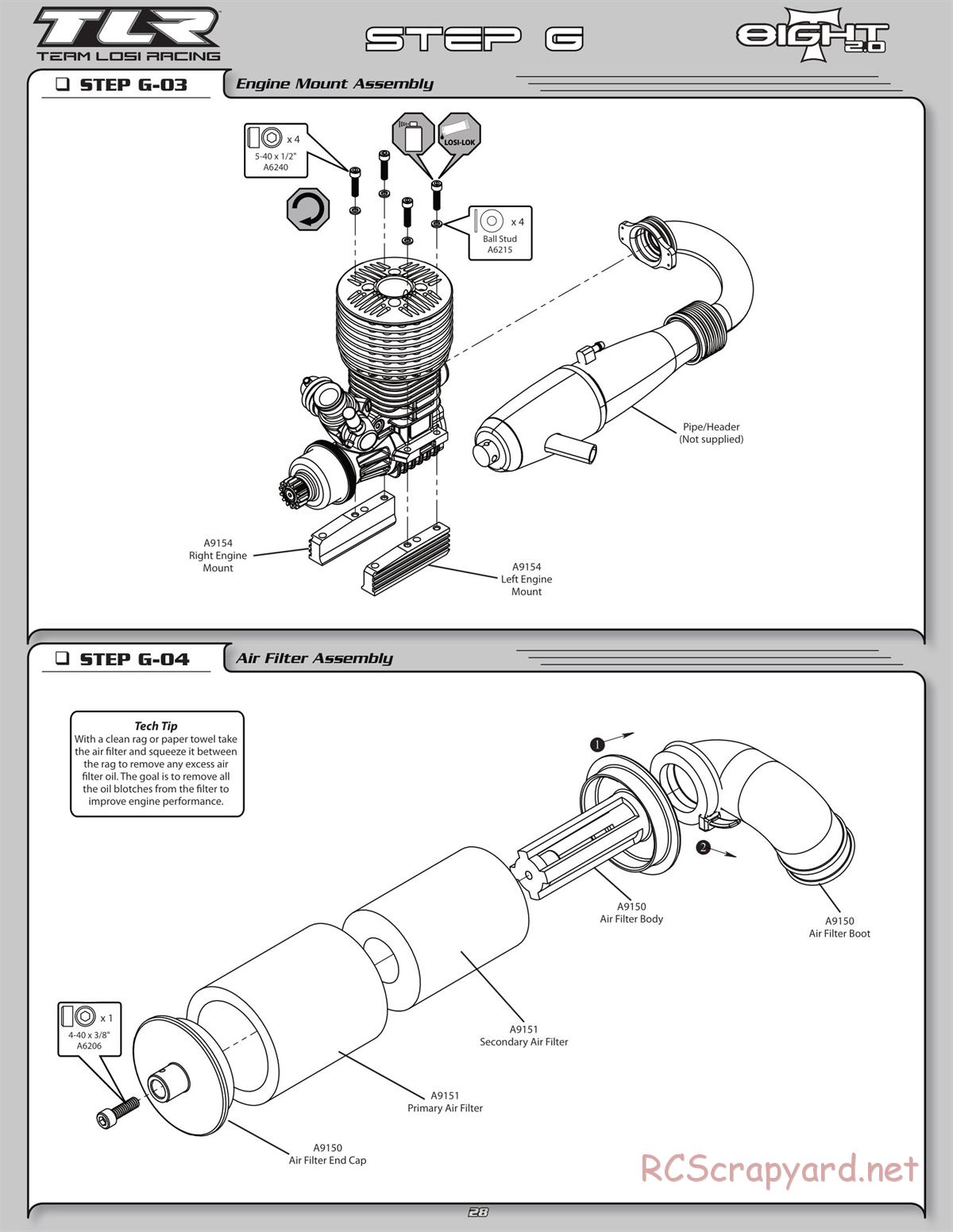 Team Losi - 8ight-T 2.0 - Manual - Page 31