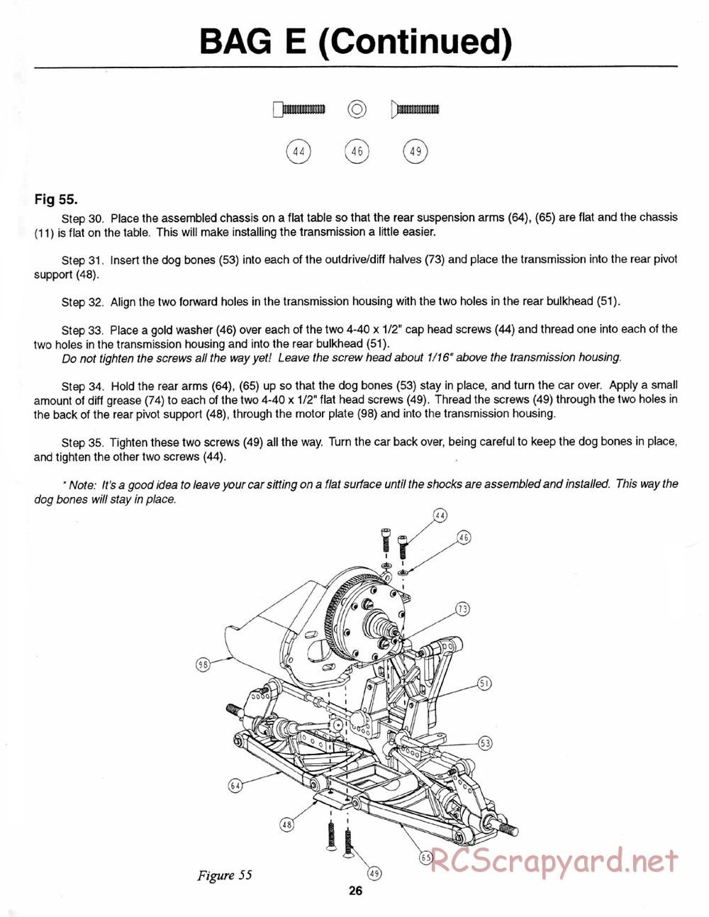 Team Losi - XX - Manual - Page 29