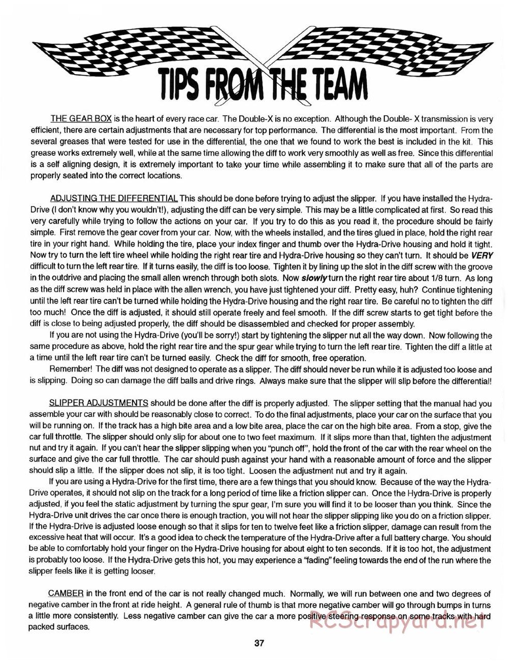Team Losi - XX - Manual - Page 40