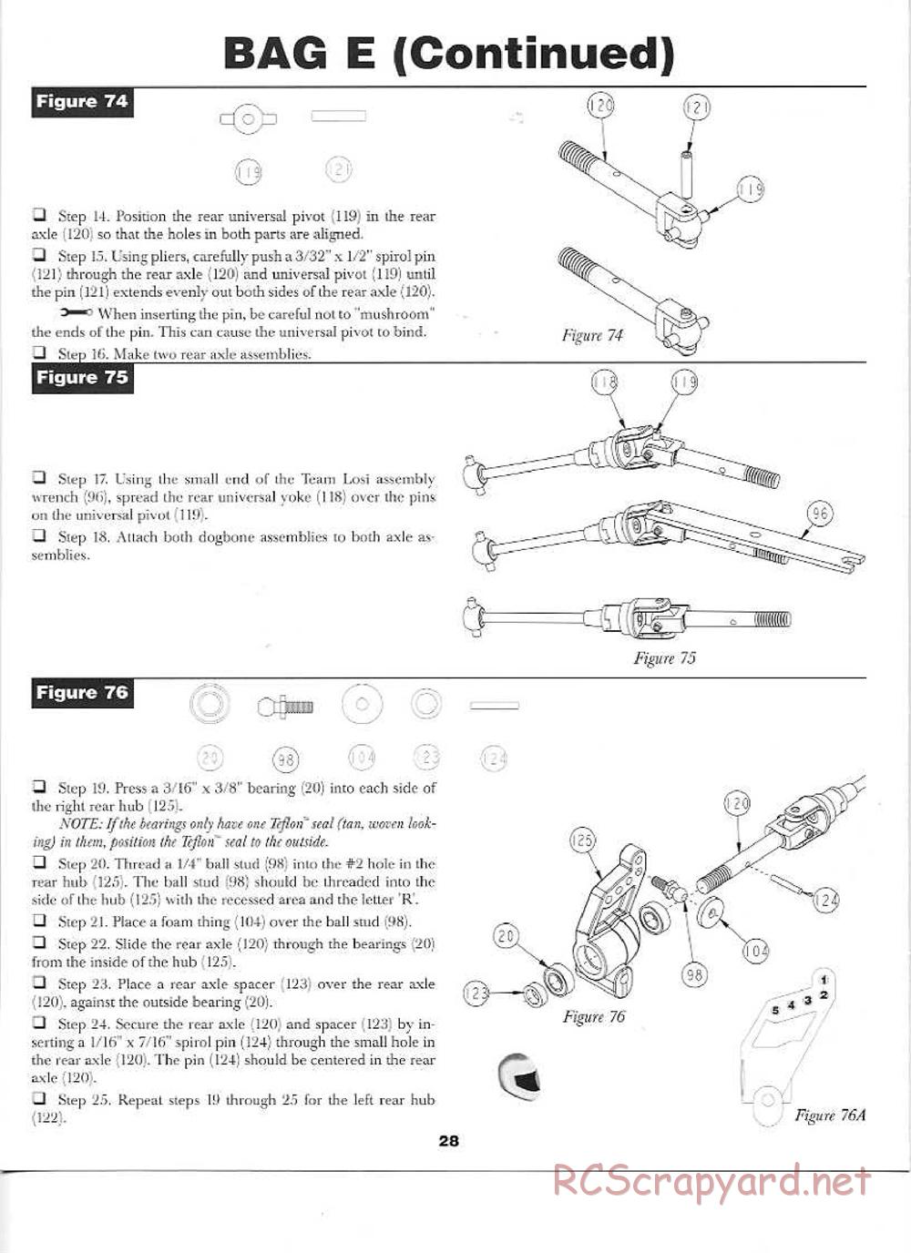 Team Losi - XX-4 - Manual - Page 28