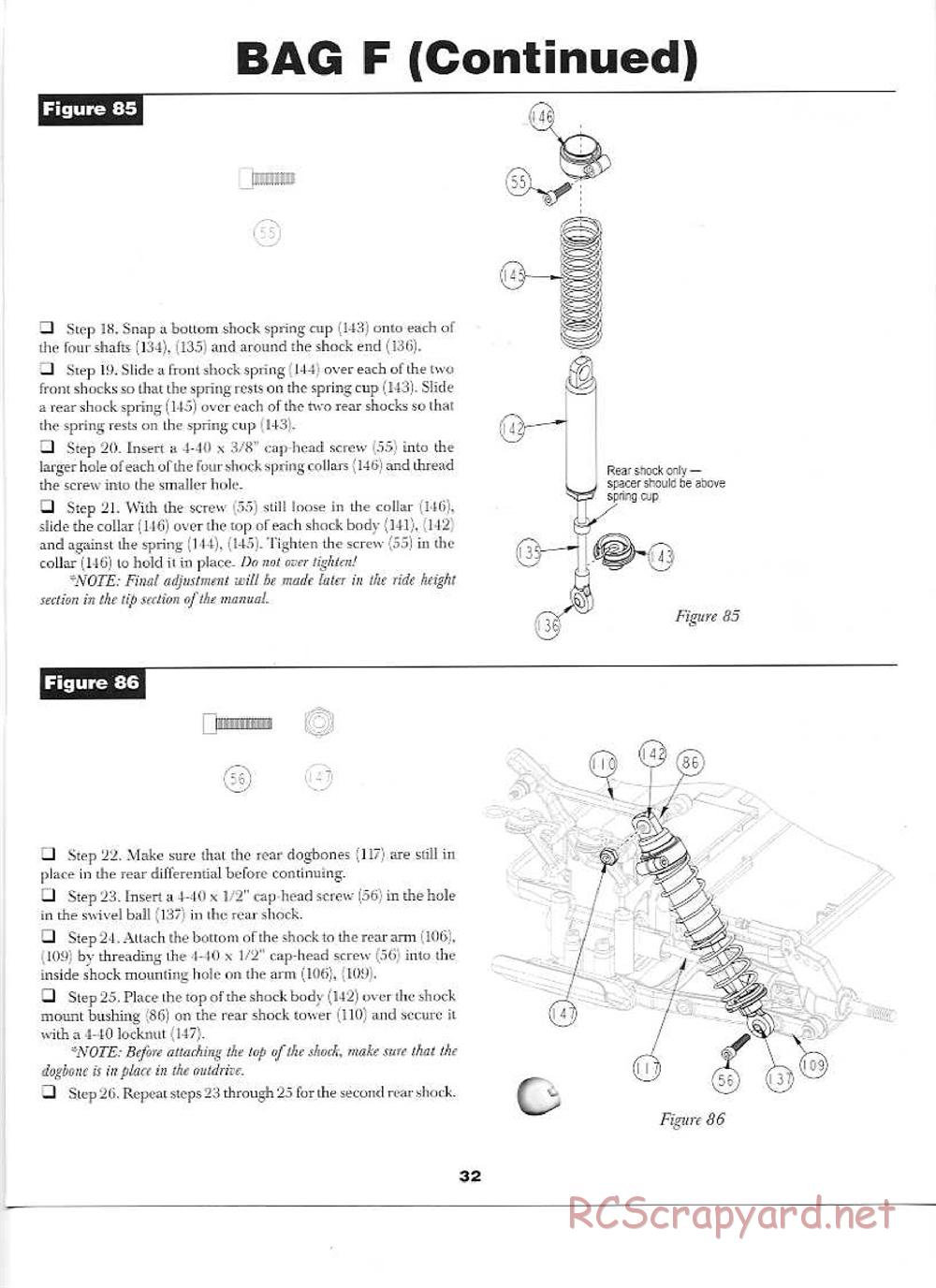 Team Losi - XX-4 - Manual - Page 32