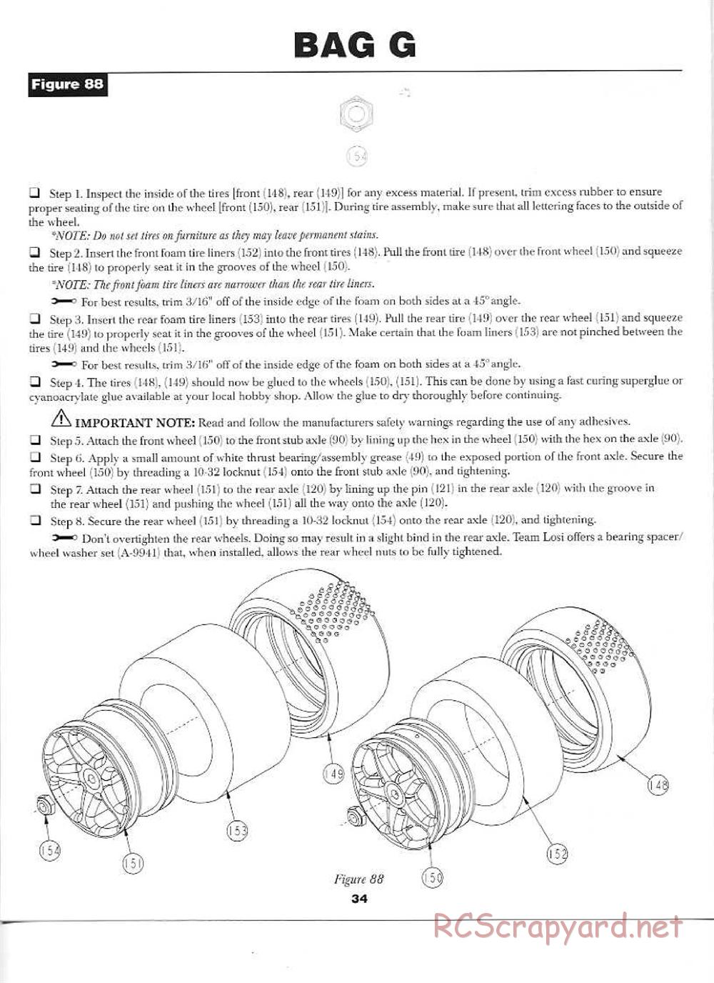 Team Losi - XX-4 - Manual - Page 34