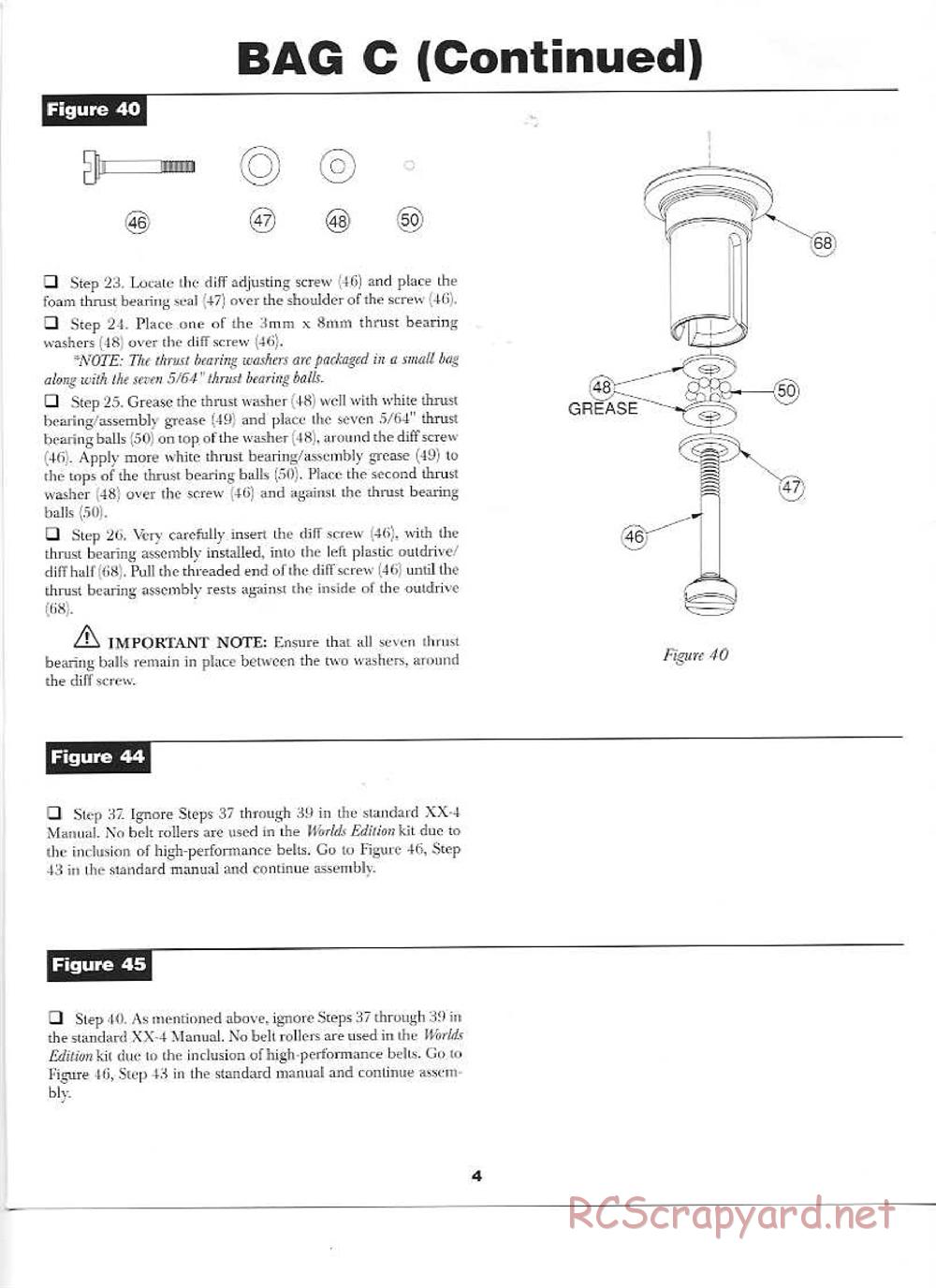 Team Losi - XX-4 Worlds Edition - Manual - Page 6